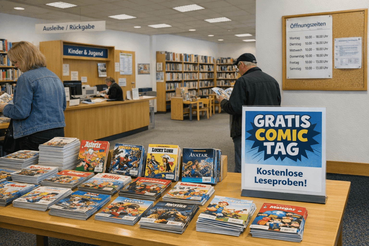Gratis Comic Tag lockt nach Husum