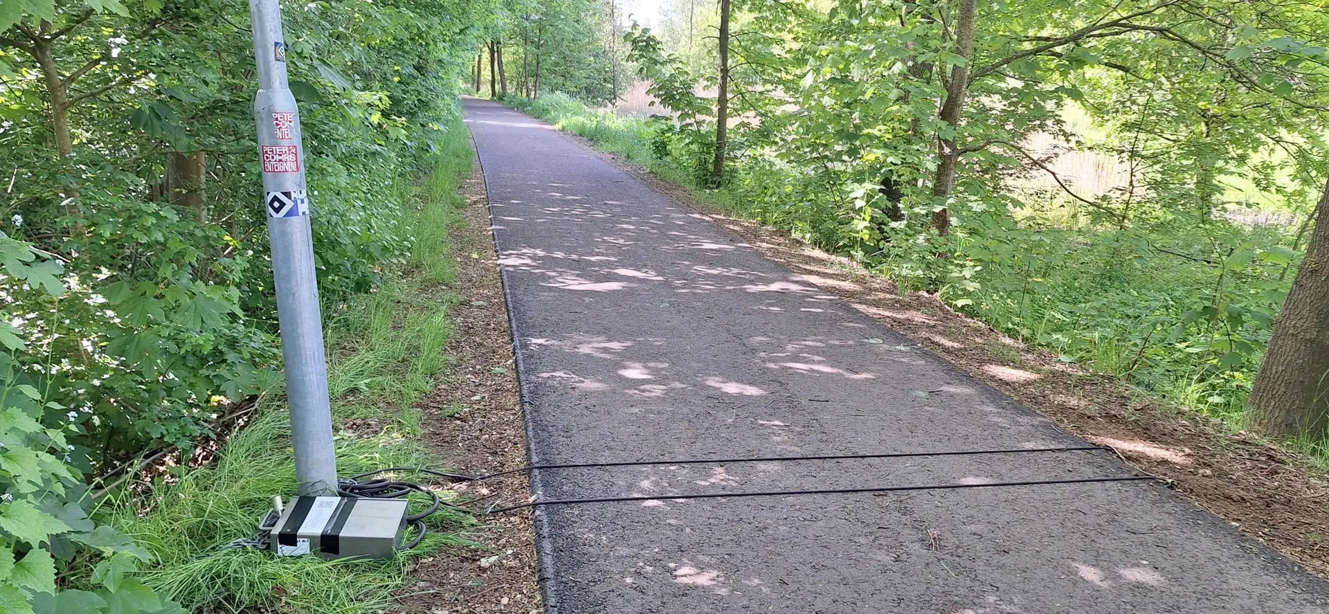 Neue Radzählung an der Mühlenau